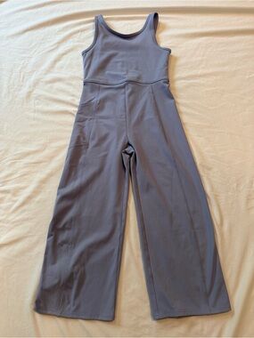 abercrombie kids YPB Sleeveless Wide-Leg Jumpsuit Lavender